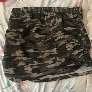 Camouflage Mini Skirt